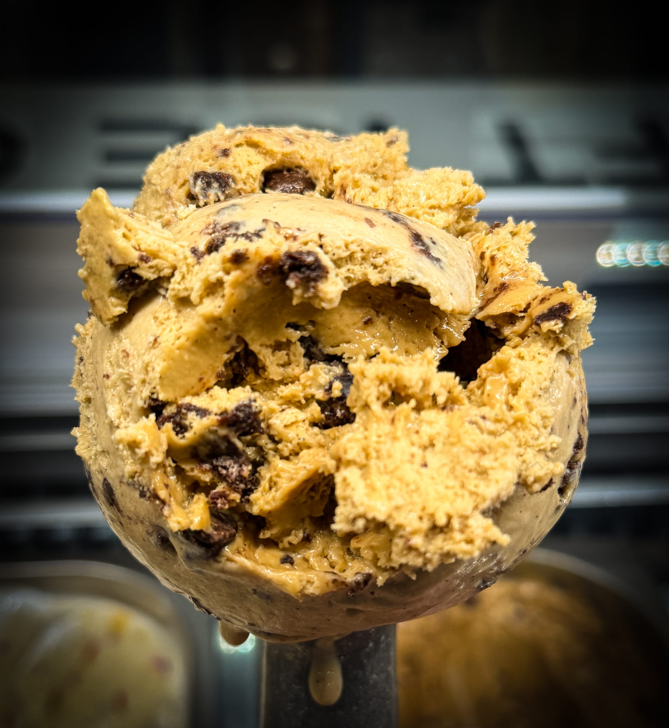 A scoop of small-batch ice cream at the Be Free Café